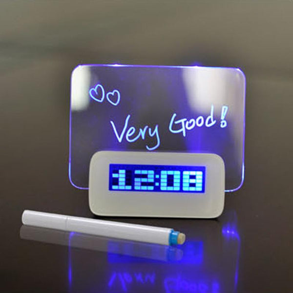 Gandsa™ Digital Alarm Clock with Message Board